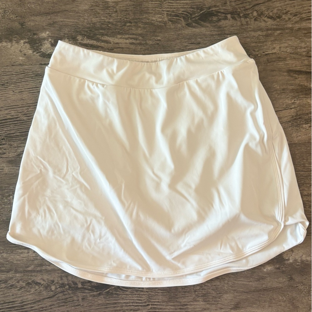 White Athletic Skort
